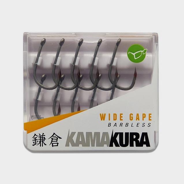 Grey Korda Kamakura Wide Gape Barbless Size 8 image 1
