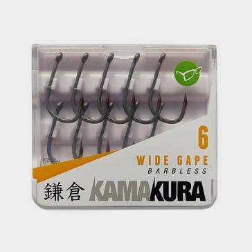 Silver Korda Kamakura Wide Gape Barbless Size 6