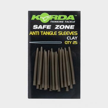 Green Korda Safezone Anti Tangle Sleeve Clay