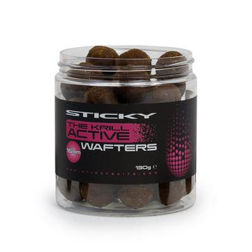 Black Sticky Baits Krill Active Wafters (16mm)