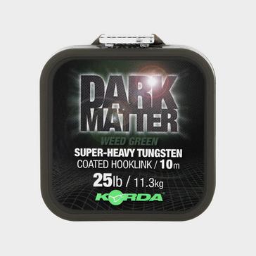 Green Korda  Dark Matter Tungsten Coated Braid Weed Green 25lb