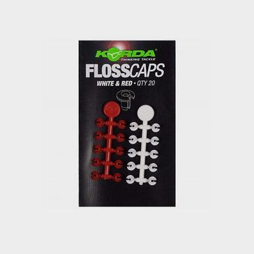 Assorted Korda Floss Caps White/Red