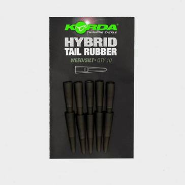 Black Korda Hybrid Tail Rubber (Weed/Silt)