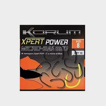 Silver KORUM Xpert Power Hooks Barbed Size 8