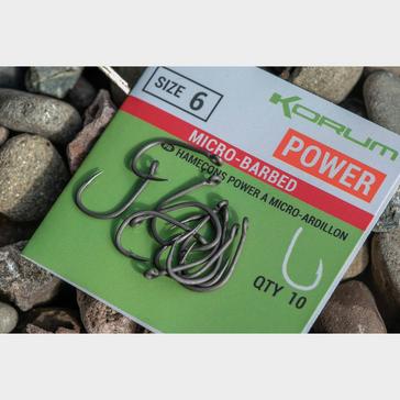 silver KORUM Xpert Power Hks Brbd Sz 14