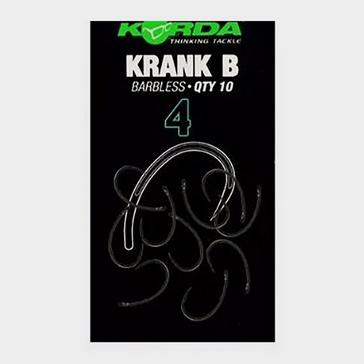 Black Korda Krank Barbless Hook Size 4 