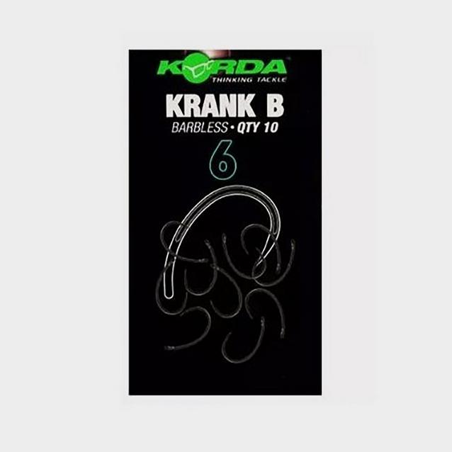 Black Korda Krank Barbless Hook Size 6 image 1