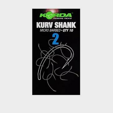 Black Korda Kurv Shank Barbless Size 2