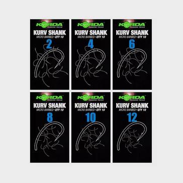 Black Korda Kurv Shank Barbless Size 2