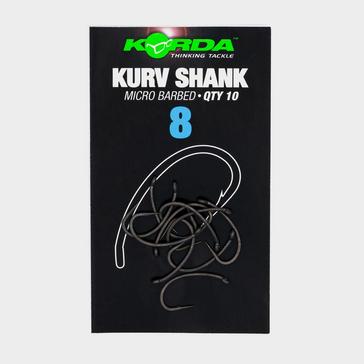 Grey Korda Kurv Shank Barbless Hook Size 8