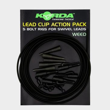 Silver Korda Lead Clip Action Pack Weed 