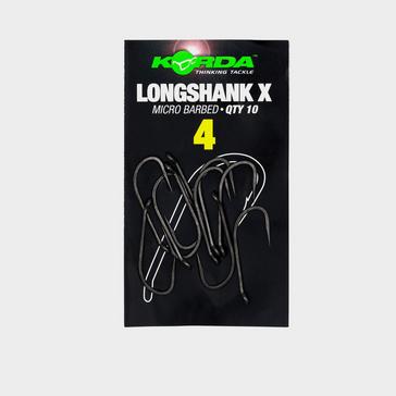 Black Korda Long Shank X Size 4