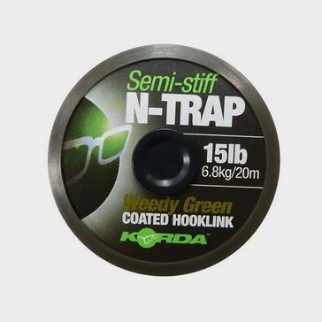 Green Korda N-Trap Semi Stiff 15lb Weed Green