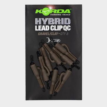 Green Korda Qc Hybrid Lead Clip Gravel/ Clay