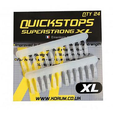 Clear KORUM Quickstops Xl