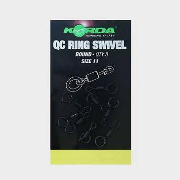 Black Korda Sz 11 qck Change Ring Swivels