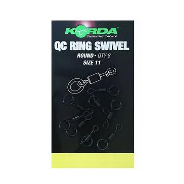 Black Korda Sz 11 qck Change Ring Swivels