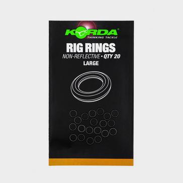 Black Korda Rig Rings Large