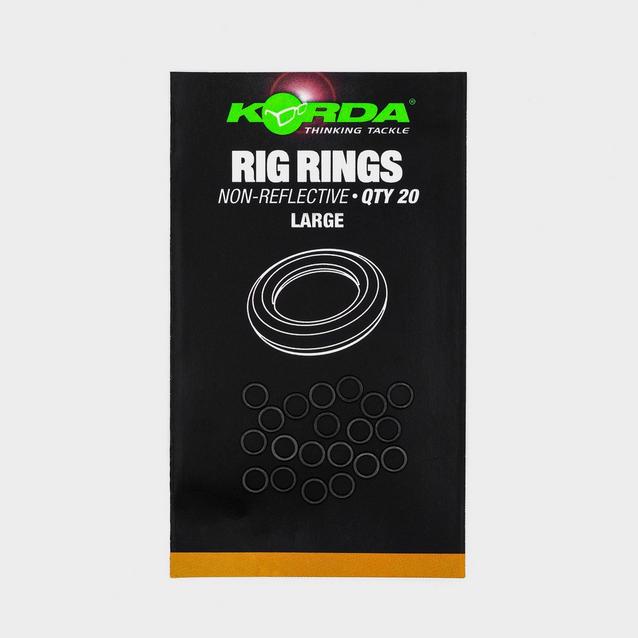 Black Korda Rig Rings Large image 1