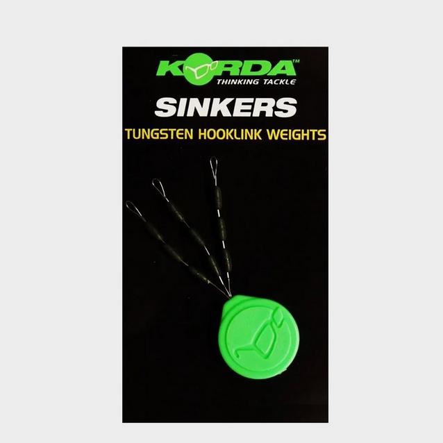 Green Korda Sinker Tungsten H W Lrg Grn image 1