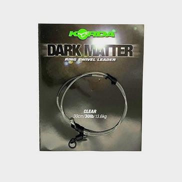 Black Korda Clear Leader Ring Swivel