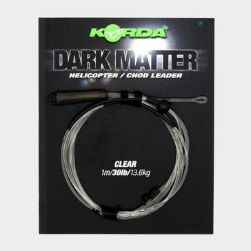 Clear Korda Dark Matter Heli-Safe Leader 30lb 1m Clear