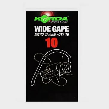 Black Korda Wide Gape Hook Barbed Size 10