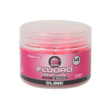 Pink MAINLINE Fluoro Pop-Ups Pink & White The Link 14mm
