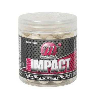 White MAINLINE 15mm Hi Impact Diamond Whts Pop Up