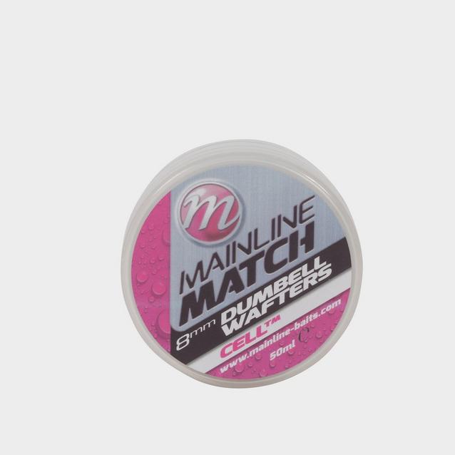 White MAINLINE 8mm White Cell Match Dumbell Wafters image 1
