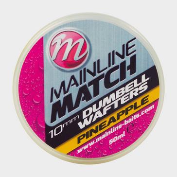 Yellow MAINLINE Mainline Match Dumbell Wafters 10mm Yellow Pineapple