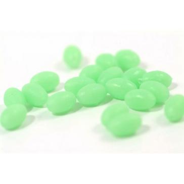 Green TRONIX Luminous Oval Beads Max Packs 5mm