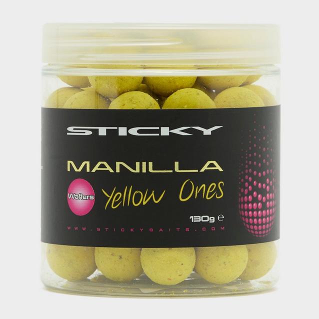 Yellow Sticky Baits Manilla Yellow Ones Wafters 16mm 130g Pot image 1