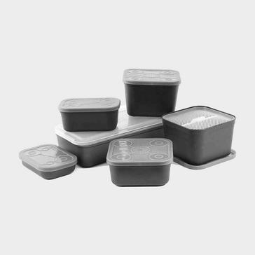 Grey PRESTON INNOVATION Innovations Offbox Bait Tubs Lrg