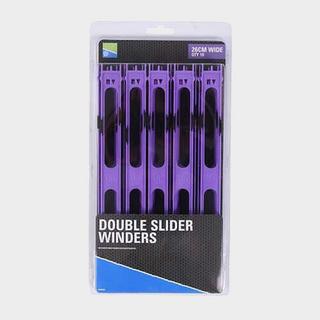 Double Slider Winders Wide Purple 26cm