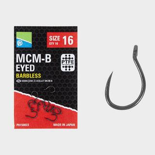 MCM-B Size 18 Eyed Barbless Hooks