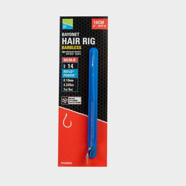 blue PRESTON INNOVATION Mcm-B Bayonet Hair Rigs 4In Sz 14 Mcm-B