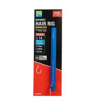 blue PRESTON INNOVATION Mcm-B Bayonet Hair Rigs 4In Sz 14 Mcm-B