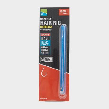 Blue PRESTON INNOVATION MCM-B Bayonet Hair Rigs 4inch – Size 16