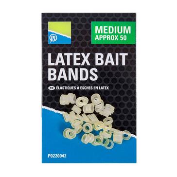 White/Blue PRESTON INNOVATION Latex Bait Bands Medium