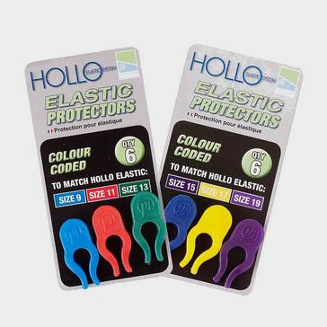 Multi PRESTON INNOVATION Blue/Red/Green Hollo Elastic Protectors