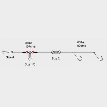 Silver TRONIX Pulley Pennel Rig (Size 3/0)