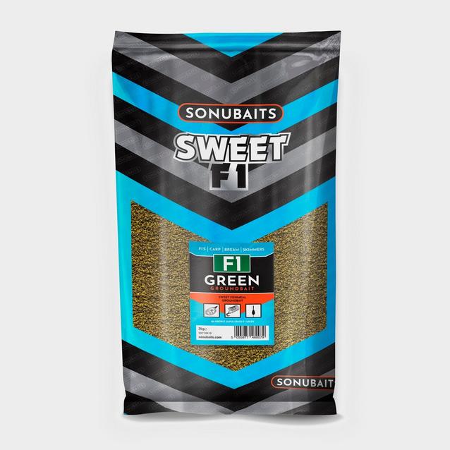 Multi SONU BAITS F1 Green Sweet Fishmeal Groundbait 2kg image 1