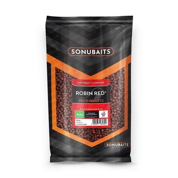 Red SONU BAITS 4mm Robin Red Feed Pellets
