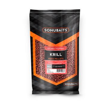 Brown SONU BAITS Drilled Krill Feed (8mm)