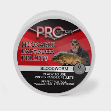 Clear SONU BAITS Hkable Pro Expander Bloodworm 8mm