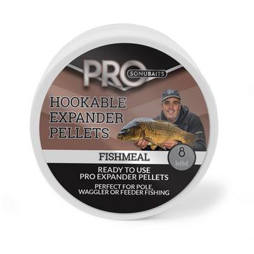 Clear SONU BAITS Hkable Pro Expander Fishmeal 8mm