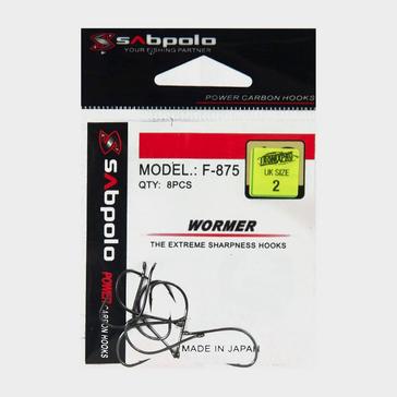 Silver TRONIX Sabpolo Wormer Hook (Size 1)