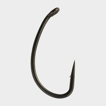 Black THINKING ANGLER Curve Shank Hook Size 6 (Barbed)