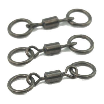 Silver THINKING ANGLER Ptfe Dbl Ring Swivels Heli